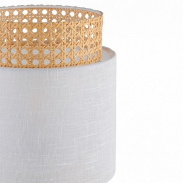 BOHO bordlampe &ndash; hvid
