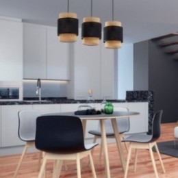 BOHO pendellampe med 3 lyskilder – lang model