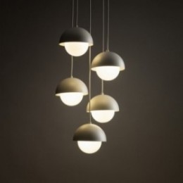 BONO pendellampe med 5 lyskilder – beige