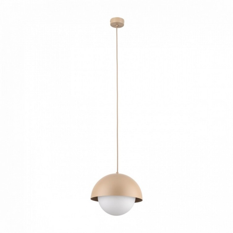 BONO pendellampe med 1 lyskilde – sandfarvet – 27 cm