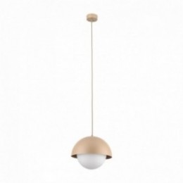 BONO pendellampe med 1 lyskilde &ndash; sandfarvet &ndash; 27 cm