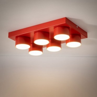 BRIX loftlampe med 6...