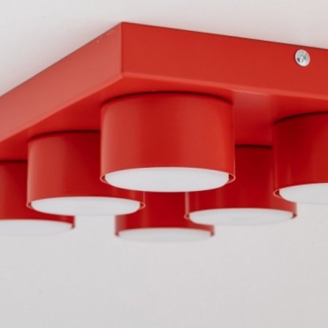 BRIX loftlampe med 6...