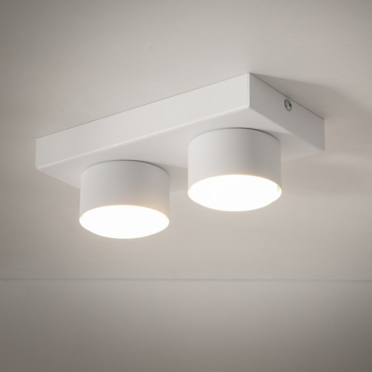 BRIX loftlampe med 2 lyskilder – hvid