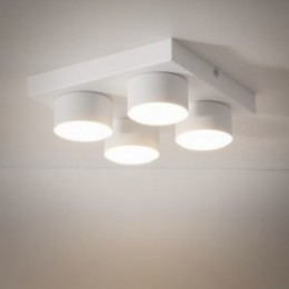 BRIX loftlampe med 4 lyskilder – hvid