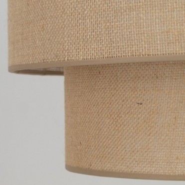 CALISTO gulvlampe &ndash; jutefarvet