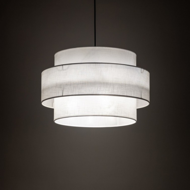 CALISTO pendellampe med 3 lyskilder – 50 cm – hvid