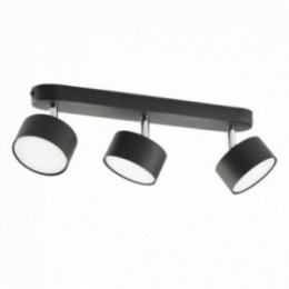CLARK spotlampe til loftet med 3 lyskilder &ndash; sort