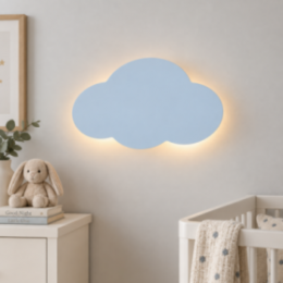 CLOUD væglampe – blå