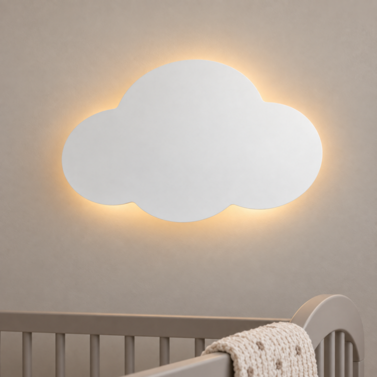 CLOUD væglampe – hvid