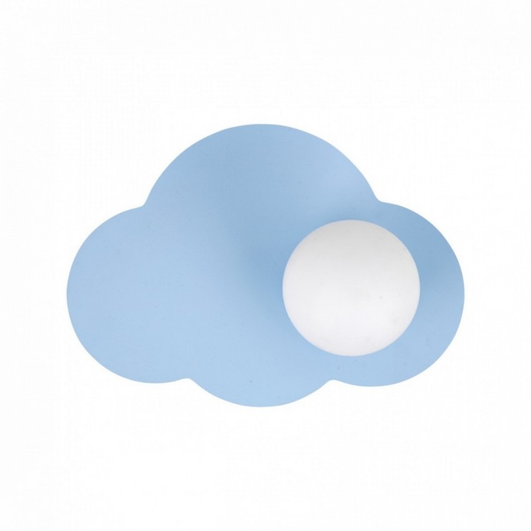 CLOUD NEW væglampe med 1 lyskilde – blå