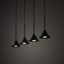 CONO MINI pendellampe med 4 lyskilder