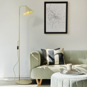 CONO gulvlampe &ndash; pistaciegr&oslash;n
