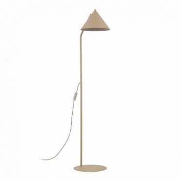CONO gulvlampe &ndash; sandfarvet...