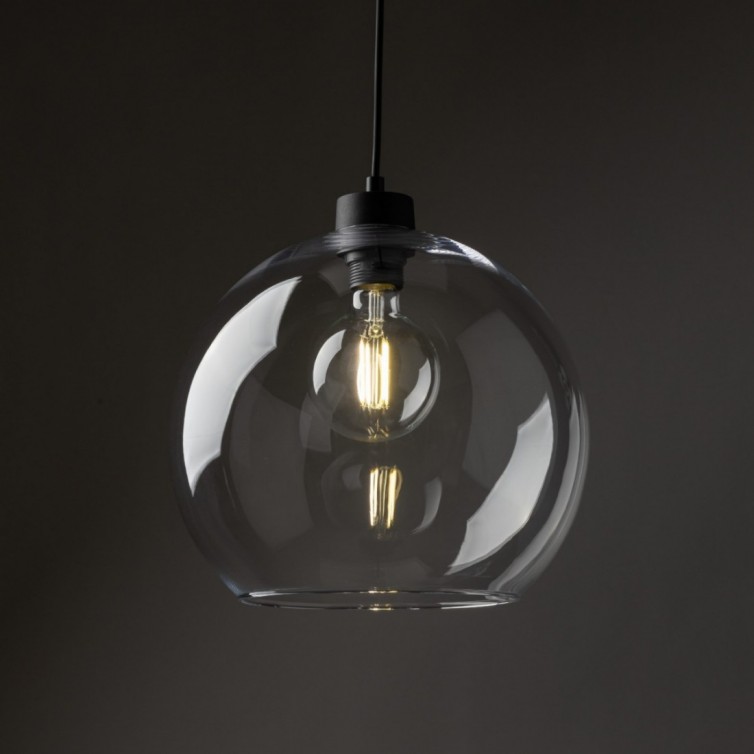 CUBUS pendellampe med 1 lyskilde – transparent