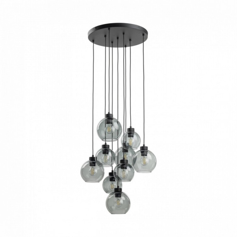 CUBUS GRAPHITE pendellampe med 9 lyskilder