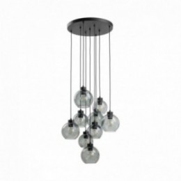 CUBUS GRAPHITE pendellampe med 9 lyskilder