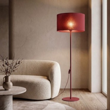 DALUM gulvlampe &ndash; bordeaux