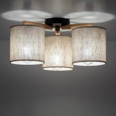 DEVA loftlampe med 3 lyskilder