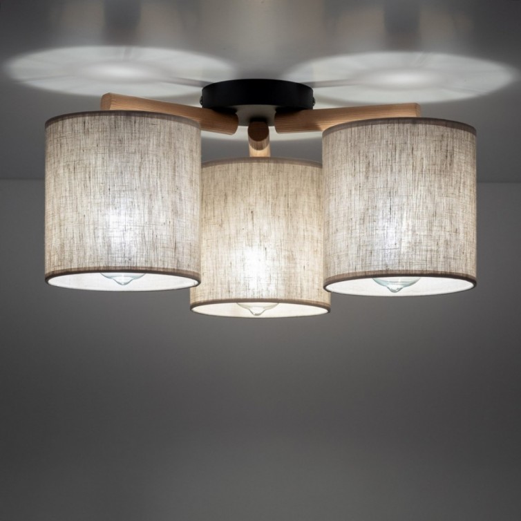 DEVA loftlampe med 3 lyskilder