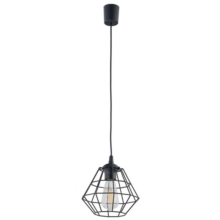 DIAMOND NEW pendellampe med 1 lyskilde – 22 cm – sort