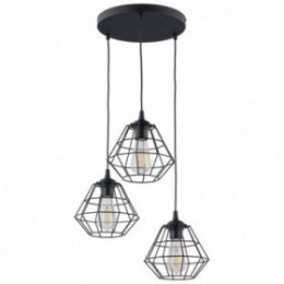 DIAMOND NEW pendellampe med 3 lyskilder – sort