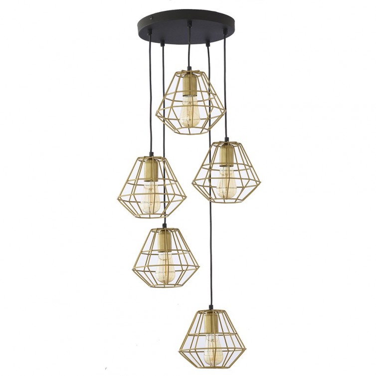 DIAMOND MM pendellampe med 5 lyskilder