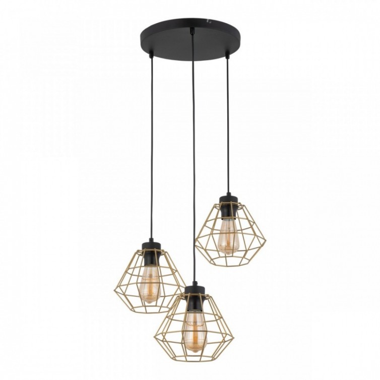 DIAMOND pendellampe med 3 lyskilder