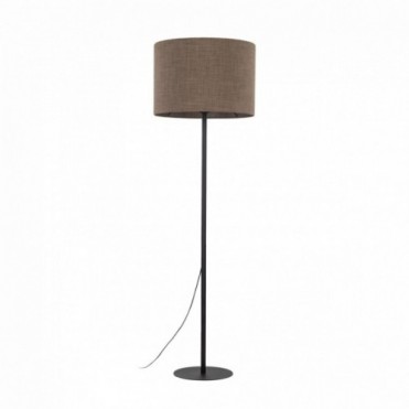 EARTH gulvlampe &ndash; sort/brun