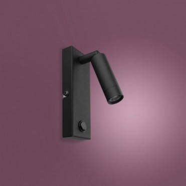 ENZO v&aelig;glampe &ndash; 14 cm &ndash; sort