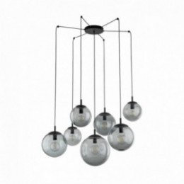 ESME GRAPHITE pendellampe med 7 lyskilder