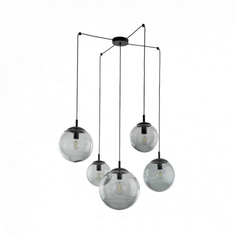 ESME GRAPHITE pendellampe med 5 lyskilder