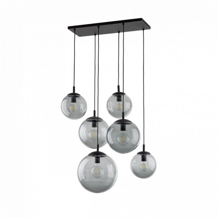 ESME GRAPHITE pendellampe med 6 lyskilder