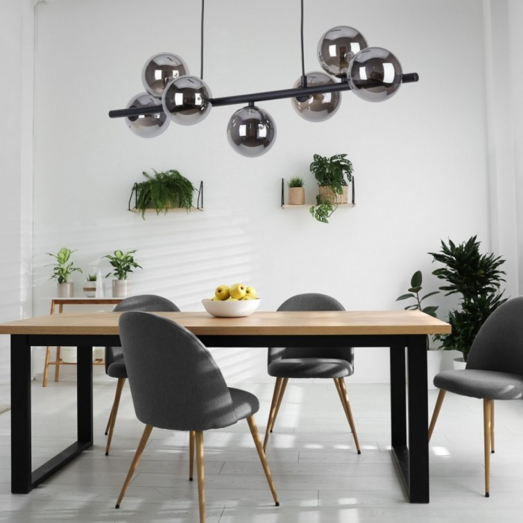 ESTERA pendellampe med 7 lyskilder – sort