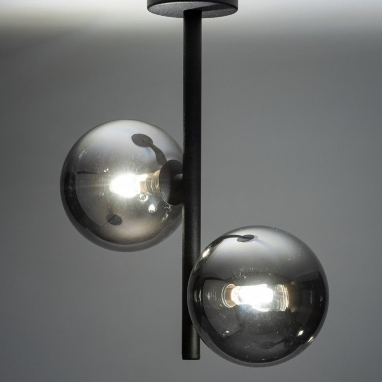 ESTERA loftlampe med 2 lyskilder – sort