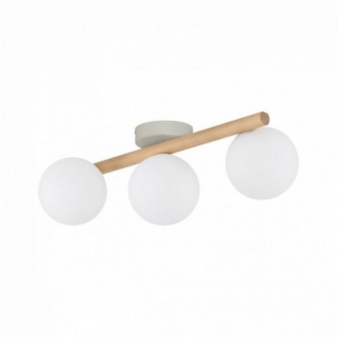 ESTERA WOOD loftlampe med 3...