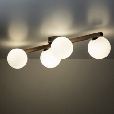 ESTERA WOOD loftlampe med 4...