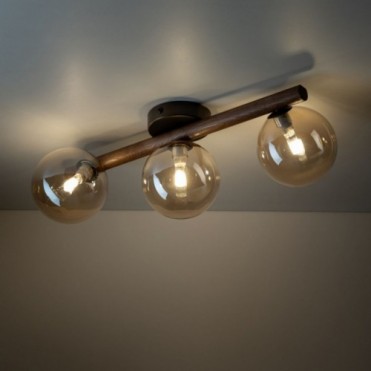 ESTERA WOOD loftlampe med 3...