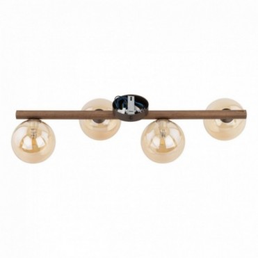 ESTERA WOOD loftlampe med 4...