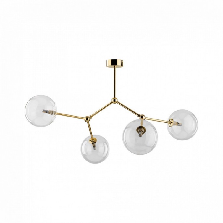 FAIRY loftlampe med 4 lyskilder – 74 cm – guldfarvet