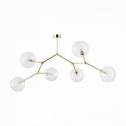 FAIRY loftlampe med 6 lyskilder – 107 cm – guldfarvet