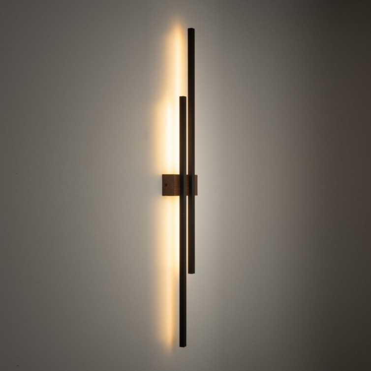 FLASH WOOD LED væglampe med 2 lyskilder