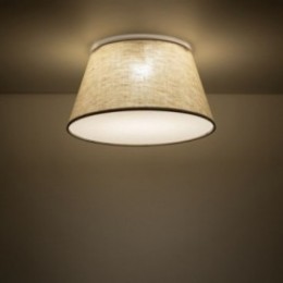 FORMO loftlampe med 2 lyskilder – hvid/beige