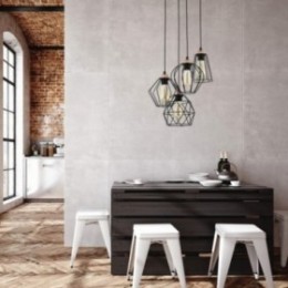 GALAXY pendellampe med 4 lyskilder &ndash; 46 cm