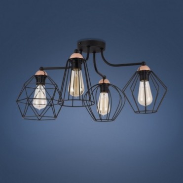 GALAXY loftlampe med 4...