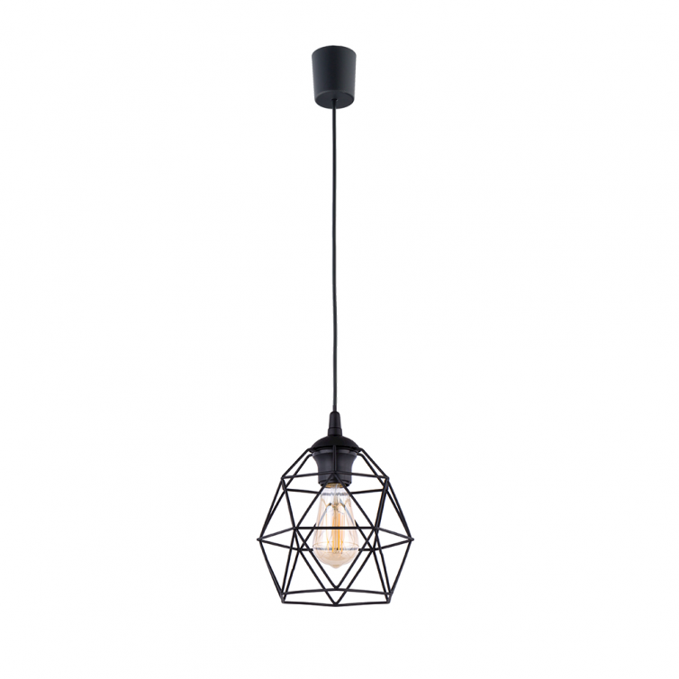 GALAXY pendellampe med 1 lyskilde &ndash; 20 cm &ndash; sort