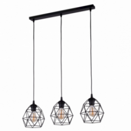 GALAXY pendellampe med 3 lyskilder – sort