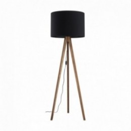 GRAND gulvlampe – valnøddefarvet