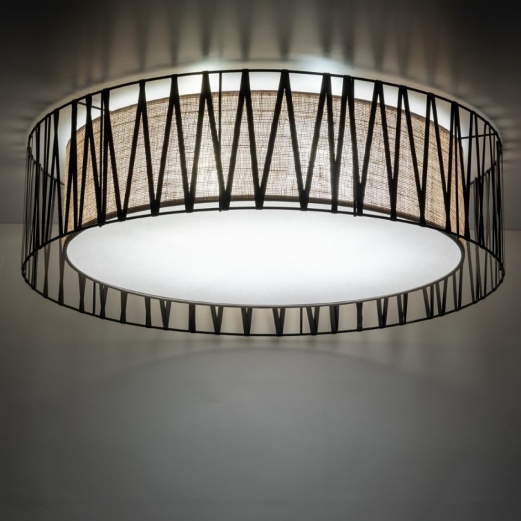 HARMONY loftlampe med 4 lyskilder &ndash; sort