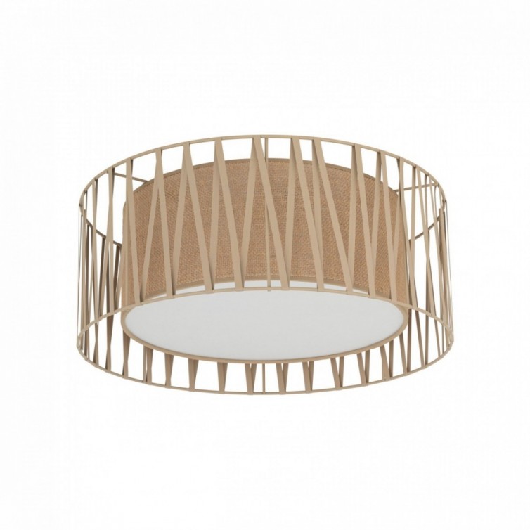 HARMONY loftlampe med 4 lyskilder – jutefarvet/sandfarvet